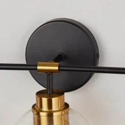 Vista Heights 3-Light Aged Bronze and Brass Vanity Light by Hampton Bay -Hampton Bay Sales aged bronze and brass hampton bay vanity lighting hd 1861ab a0 1000