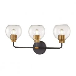 Vista Heights 3-Light Aged Bronze and Brass Vanity Light by Hampton Bay -Hampton Bay Sales aged bronze and brass hampton bay vanity lighting hd 1861ab c3 1000