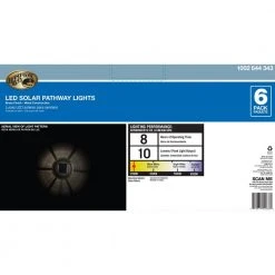 Solar Brass Outdoor Integrated LED 2500K 10-Lumens Vintage Bulb Landscape Pathway Light Set (6-Pack) by Hampton Bay -Hampton Bay Sales aged bronze hampton bay path lights nxt 1742 fa 1000