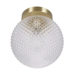 Walsh 8 in. 1-Light Antique Brass Flush Mount with Prismatic Glass Shade by Hampton Bay 8 Walsh 8 in. 1-Light Antique Brass Flush Mount with Prismatic Glass Shade by Hampton Bay -Hampton Bay Sales antique brass hampton bay flush mount lights 24137 002 1f 1000