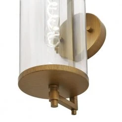 Lurelane Modern 1-Light Antique Brass Hardwired Outdoor Large Cylinder Wall Lantern Sconce by Hampton Bay -Hampton Bay Sales antique brass hampton bay outdoor sconces wwl 015 l ab a0 1000