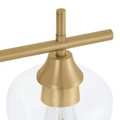 Pavlen 24 in. 3-Lights Antique Brass Vanity Light with Clear Glass Shades by Hampton Bay -Hampton Bay Sales antique brass hampton bay vanity lighting gs w070807bs a0 1000