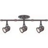 3-Light Antique Bronze Ceiling Bar Track Lighting Kit by Hampton Bay
