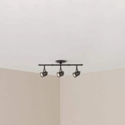 3-Light Antique Bronze Ceiling Bar Track Lighting Kit by Hampton Bay -Hampton Bay Sales antique bronze hampton bay track lighting kits ec4885abz a0 1000