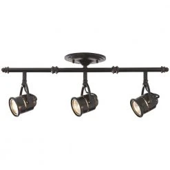 3-Light Antique Bronze Ceiling Bar Track Lighting Kit by Hampton Bay -Hampton Bay Sales antique bronze hampton bay track lighting kits ec4885abz c3 1000