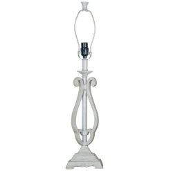 Mix & Match 18.75 in. Biscotti 3-Arm Table Lamp Base - Title 20 by Hampton Bay