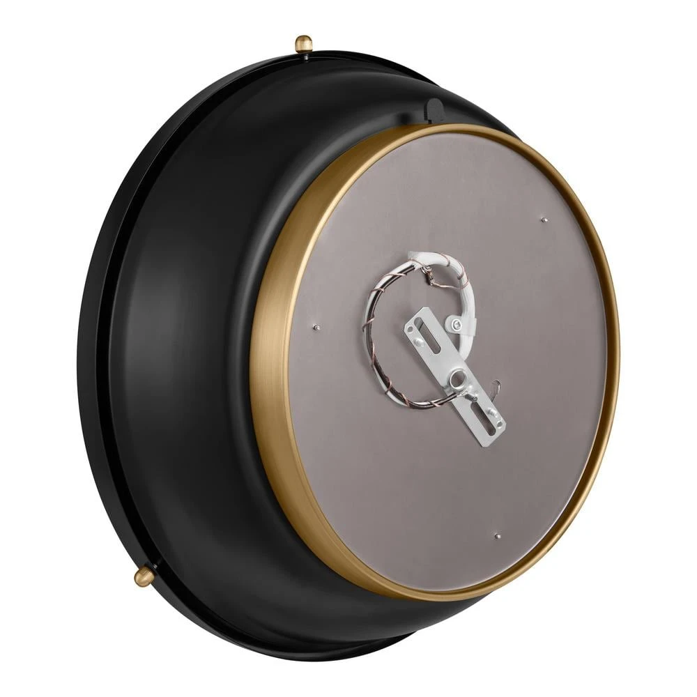 Taspen 14 in. Black and Antique Brass CCT Color Temperature Selectable LED Flush Mount Kitchen Ceiling Light Fixture by Hampton Bay 5 Taspen 14 in. Black and Antique Brass CCT Color Temperature Selectable LED Flush Mount Kitchen Ceiling Light Fixture by Hampton Bay - Image 5