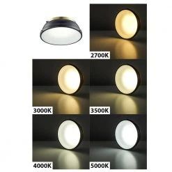 Taspen 14 in. Black and Antique Brass CCT Color Temperature Selectable LED Flush Mount Kitchen Ceiling Light Fixture by Hampton Bay 17 Taspen 14 in. Black and Antique Brass CCT Color Temperature Selectable LED Flush Mount Kitchen Ceiling Light Fixture by Hampton Bay -Hampton Bay Sales black and antique brass hampton bay flush mount lights c6181 cct bk ab 31 1000