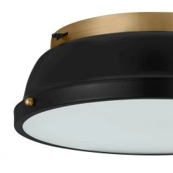 Taspen 14 in. Black and Antique Brass CCT Color Temperature Selectable LED Flush Mount Kitchen Ceiling Light Fixture by Hampton Bay 12 Taspen 14 in. Black and Antique Brass CCT Color Temperature Selectable LED Flush Mount Kitchen Ceiling Light Fixture by Hampton Bay -Hampton Bay Sales black and antique brass hampton bay flush mount lights c6181 cct bk ab a0 1000