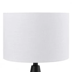 Keswick 21.25 in. Black and Light Wood Grain Accent Lamp by Hampton Bay -Hampton Bay Sales black and light wood grain hampton bay table lamps hdp15307 a0 1000