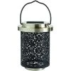 15 Lumens Solar LED Medium Metal Table Lantern by Hampton Bay