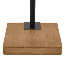 Warlington 64 in. Black and Wood Grain Floor Lamp by Hampton Bay -Hampton Bay Sales black and wood grain hampton bay floor lamps hdp15137 40 1000