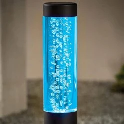 Andalusia Low Voltage Black 40 Lumens Color Changing Integrated LED Bollard Light with Remote by Hampton Bay -Hampton Bay Sales black hampton bay bollard lights 62909 44 1000