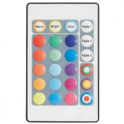 Andalusia Low Voltage Black 40 Lumens Color Changing Integrated LED Bollard Light with Remote by Hampton Bay -Hampton Bay Sales black hampton bay bollard lights 62909 4f 1000