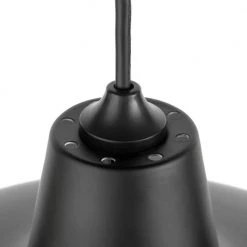 1-Light Black Warehouse Pendant Hanging Light with Metal Shade by Hampton Bay -Hampton Bay Sales black hampton bay chandeliers af 1032r bk 1f 1000