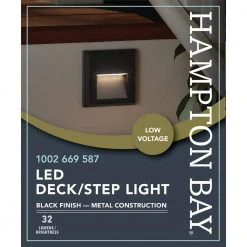 10-Watt Black Outdoor Integrated LED Landscape Path Light by Hampton Bay 9 10-Watt Black Outdoor Integrated LED Landscape Path Light by Hampton Bay -Hampton Bay Sales black hampton bay deck rail lights jao2601lm 2 c3 1000