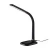 24 in. Black LED Desk Lamp with Advanced Control Features by Hampton Bay