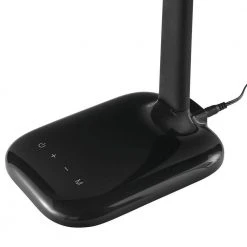 24 in. Black LED Desk Lamp with Advanced Control Features by Hampton Bay -Hampton Bay Sales black hampton bay desk lamps ds19239 c3 1000