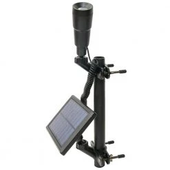 Solar 50 Lumens Black Outdoor Integrated LED Flag Pole Light; Weather/Water/Rust Resistant by Hampton Bay