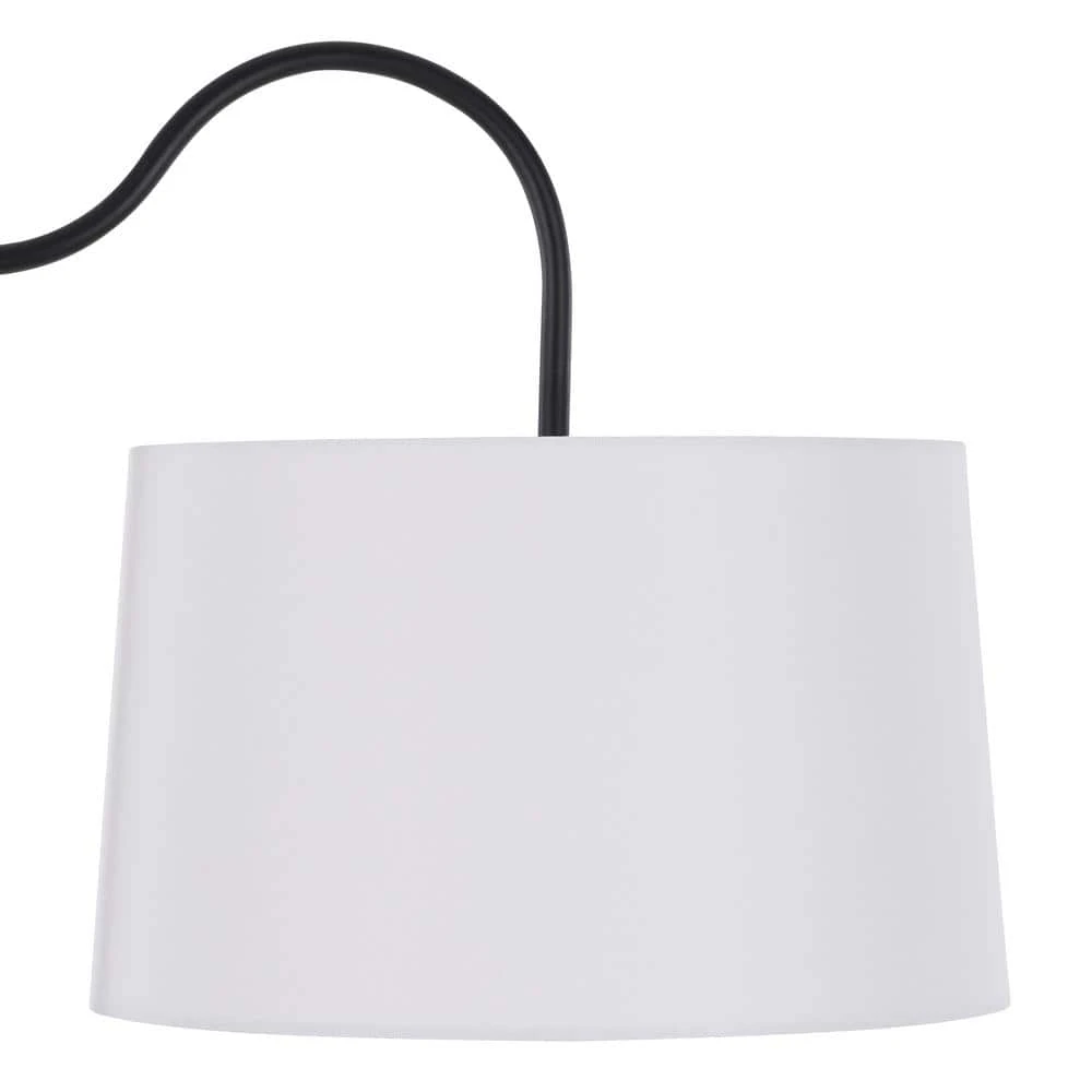 Carver 58 in. Black Downbridge Floor Lamp by Hampton Bay 9 Carver 58 in. Black Downbridge Floor Lamp by Hampton Bay - Image 9