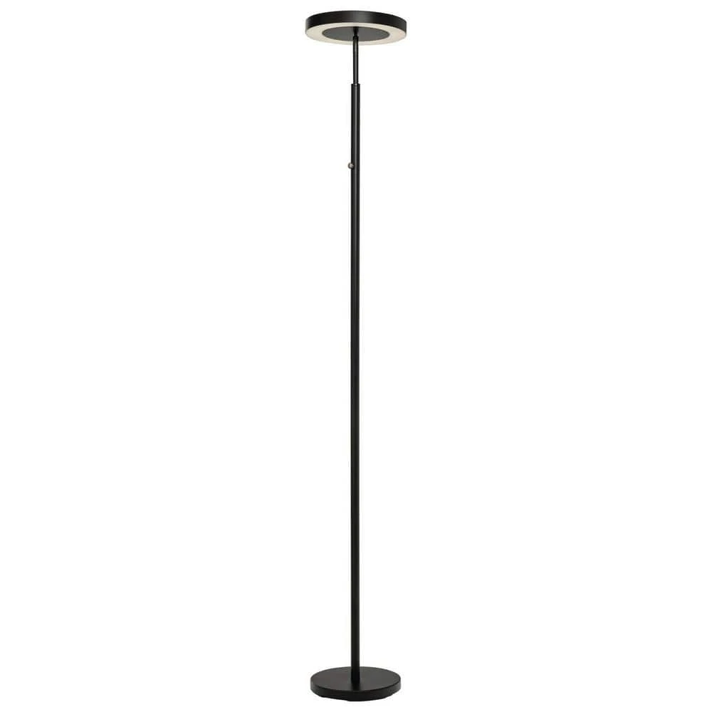 71.65 in. Black LED Floor Lamp by Hampton Bay 6 71.65 in. Black LED Floor Lamp by Hampton Bay - Image 6