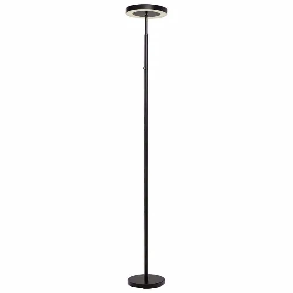 71.65 in. Black LED Floor Lamp by Hampton Bay 1 71.65 in. Black LED Floor Lamp by Hampton Bay