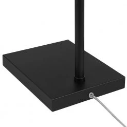 Andra 61 in. Black Floor Lamp with Seeded Glass Shade by Hampton Bay -Hampton Bay Sales black hampton bay floor lamps hdp15136 40 1000