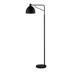 Elkton 61.25 in. Black Floor Lamp by Hampton Bay -Hampton Bay Sales black hampton bay floor lamps hdp15138 40 1000