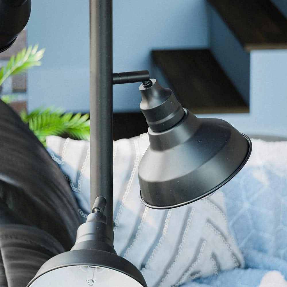 Selsdon 65 in. Black Tree Floor Lamp by Hampton Bay 8 Selsdon 65 in. Black Tree Floor Lamp by Hampton Bay - Image 8