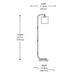 Cline 62 .5 in. Black Clear Glass Shaded Floor Lamp - Title 20 by Hampton Bay 11 Cline 62 .5 in. Black Clear Glass Shaded Floor Lamp - Title 20 by Hampton Bay -Hampton Bay Sales black hampton bay floor lamps rs2110002 tl20 77 1000