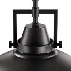 Wilhelm 12 in. 1-Light Black Farmhouse Semi-Flush Mount Kitchen Ceiling Light Fixture by Hampton Bay 9 Wilhelm 12 in. 1-Light Black Farmhouse Semi-Flush Mount Kitchen Ceiling Light Fixture by Hampton Bay -Hampton Bay Sales black hampton bay flush mount lights dc c4927 12 bk a0 1000