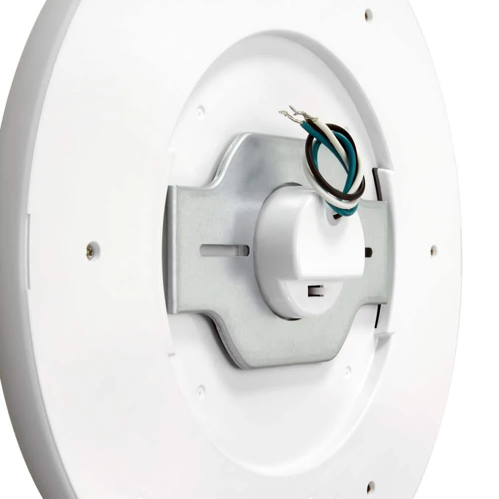 Clement 13 in. Round Black Flat Panel SW/BW/DL Color Choice Selectable LED with Night Light Flush Mount by Hampton Bay 6 Clement 13 in. Round Black Flat Panel SW/BW/DL Color Choice Selectable LED with Night Light Flush Mount by Hampton Bay - Image 6