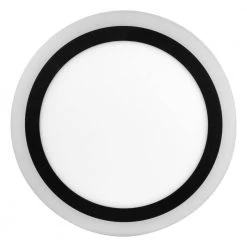 Clement 13 in. Round Black Flat Panel SW/BW/DL Color Choice Selectable LED with Night Light Flush Mount by Hampton Bay 17 Clement 13 in. Round Black Flat Panel SW/BW/DL Color Choice Selectable LED with Night Light Flush Mount by Hampton Bay -Hampton Bay Sales black hampton bay flush mount lights fp13 3cct nl hd c3 1000