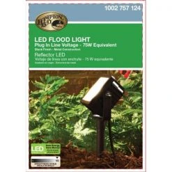 Plug-In Black Outdoor Integrated LED Landscape Flood Light by Hampton Bay -Hampton Bay Sales black hampton bay landscape flood lights g09457 a0 1000