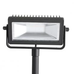 Low Voltage Black Outdoor Integrated LED Landscape Flood Light with 3 levels of intensity by Hampton Bay -Hampton Bay Sales black hampton bay landscape flood lights hd33680bk a0 1000
