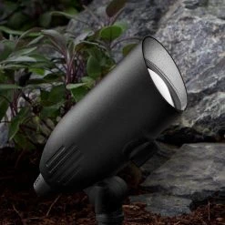 Low Voltage Black LED Landscape Flood Light with Adjustable Light Color and Adjustable Beam Angle by Hampton Bay -Hampton Bay Sales black hampton bay landscape flood lights kiz1501l 2 4f 1000