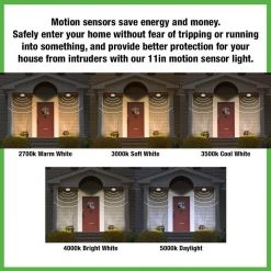 Greenhaven 11 in. 1-Light Matte Black Motion Sensor LED Outdoor Flush Mount Ceiling Light Color Selectable (4-Pack) by Hampton Bay -Hampton Bay Sales black hampton bay outdoor flush mount lights 564281011 4pk 40 1000