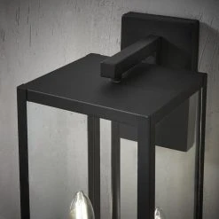 Hurley Modern 2-Light Hardwired Large Outdoor Wall Lantern Sconce Matte Black by Hampton Bay 15 Hurley Modern 2-Light Hardwired Large Outdoor Wall Lantern Sconce Matte Black by Hampton Bay -Hampton Bay Sales black hampton bay outdoor sconces 44811 66 1000