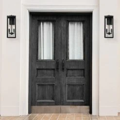 Hurley Modern 2-Light Hardwired Large Outdoor Wall Lantern Sconce Matte Black by Hampton Bay 16 Hurley Modern 2-Light Hardwired Large Outdoor Wall Lantern Sconce Matte Black by Hampton Bay -Hampton Bay Sales black hampton bay outdoor sconces 44811 c3 1000