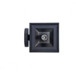 ASHTON 1-Light Black Outdoor Wall Mount Lantern Sconce with Seeded Glass by Hampton Bay -Hampton Bay Sales black hampton bay outdoor sconces 5284002012 1d 1000
