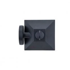 ASHTON 1-Light Black Outdoor Wall Mount Lantern Sconce with Seeded Glass by Hampton Bay -Hampton Bay Sales black hampton bay outdoor sconces 5284002012 a0 1000