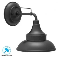 Black Outdoor Barn Light Wall Mount Sconce by Hampton Bay -Hampton Bay Sales black hampton bay outdoor sconces ew10139bk 31 1000