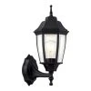 14.5 in. Black Dusk to Dawn Decorative Outdoor Wall Lantern by Hampton Bay