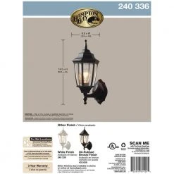 14.5 in. Black Dusk to Dawn Decorative Outdoor Wall Lantern by Hampton Bay 11 14.5 in. Black Dusk to Dawn Decorative Outdoor Wall Lantern by Hampton Bay -Hampton Bay Sales black hampton bay outdoor sconces g14796 bk a0 1000