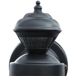 Bayside Mission 150° Black Motion-Sensing Outdoor Wall Lantern Sconce by Hampton Bay 11 Bayside Mission 150° Black Motion-Sensing Outdoor Wall Lantern Sconce by Hampton Bay -Hampton Bay Sales black hampton bay outdoor sconces hb 4132 mb a0 1000