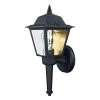 1-Light Black Outdoor Wall Lantern Sconce by Hampton Bay