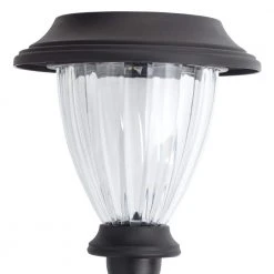 Solar 4.2 Lumens Black Outdoor Integrated LED Landscape Path Light (10-Pack); Weather/Water/Rust Resistant by Hampton Bay -Hampton Bay Sales black hampton bay path lights 27600 a0 1000