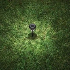 Dauphin Solar 6 Lumens Black Integrated LED Path Light with Textured Plastic Lens (10-Pack); Weather/Rust Resistant by Hampton Bay -Hampton Bay Sales black hampton bay path lights 62010 44 1000