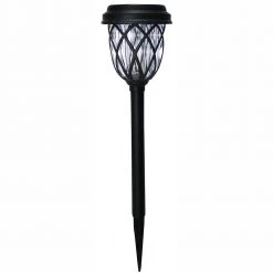 Dauphin Solar 6 Lumens Black Integrated LED Path Light with Textured Plastic Lens (10-Pack); Weather/Rust Resistant by Hampton Bay -Hampton Bay Sales black hampton bay path lights 62010 c3 1000