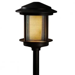Ambrose Low Voltage 2.4 Lumens Black Integrated LED Path Light with Flicker Flame Effect; Weather/Water/Rust Resistant by Hampton Bay -Hampton Bay Sales black hampton bay path lights 62906 c3 1000